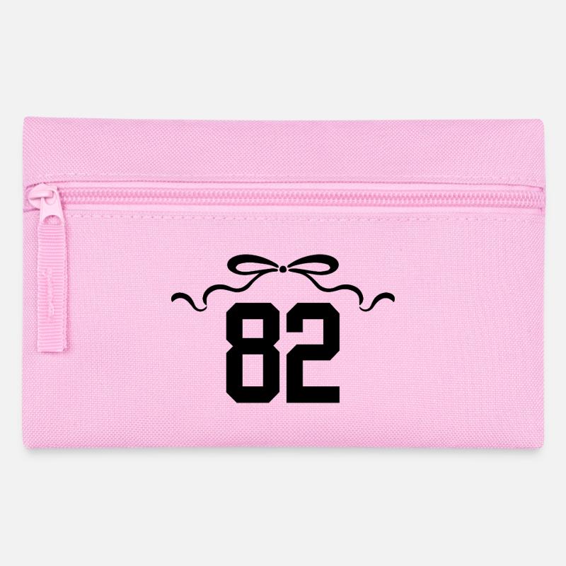 Numéro 82 noeud - 82e anniversaire - Trousse - rose