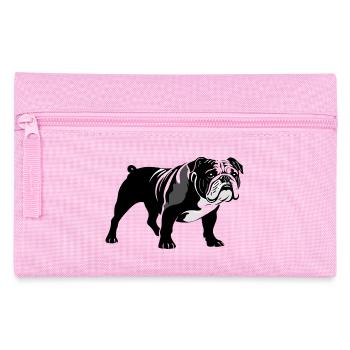 Bulldog - Pet Sticker - Pencil Case - pink - Front