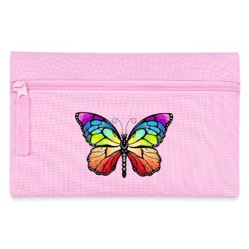 Papillon fierté arc-en-ciel - Trousse - rose - Devant