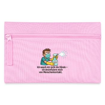 Disinfection hero - Pencil Case - pink - Front