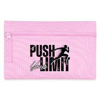PUSH_YOUR_LIMIT - Pencil Case - pink - Front