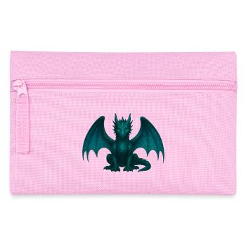 Ätherdrache – Magie & Transformation - Federtasche - Rosa - Vorne