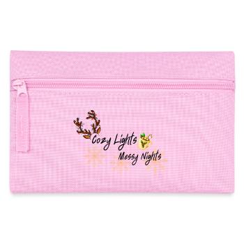 Flocons de neige dorés Cozy Mug design - Trousse - rose - Devant