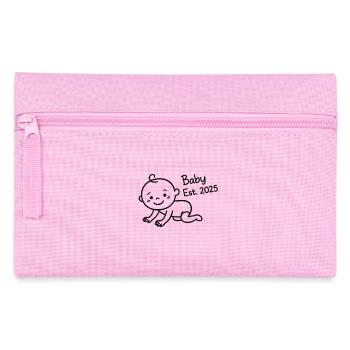 Baby – Est. 2025 - Pencil Case - pink - Front