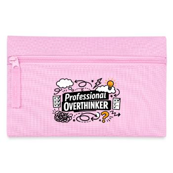 Professional OVERTHINKER - Federtasche - Rosa - Vorne