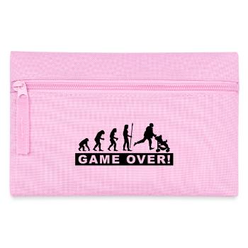 evolution_daddy - Pencil Case - pink - Front