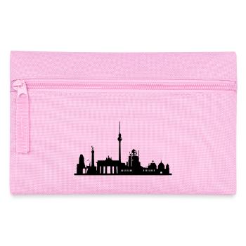 Berlin Skyline - Federtasche - Rosa - Vorne