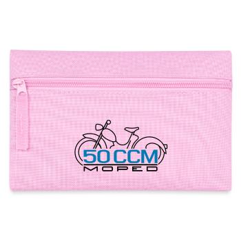 Moped SR2 50 ccm Emblem - Federtasche - Rosa - Vorne