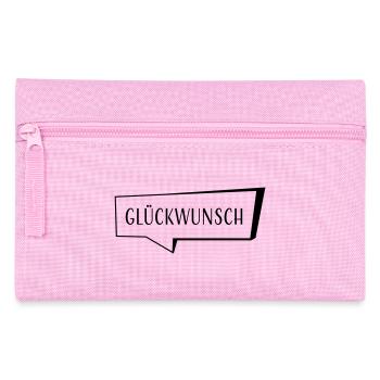 Speech bubble congratulations - Pencil Case - pink - Front