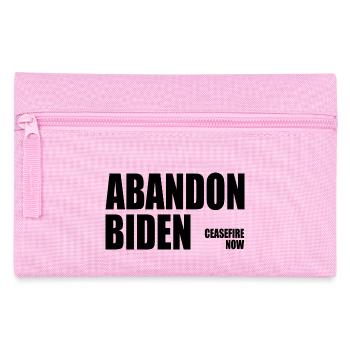 Abandon biden - Pencil Case - pink - Front