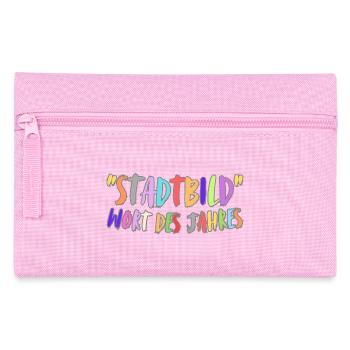 Stadtbild Wort des Jahres - Federtasche - Rosa - Vorne