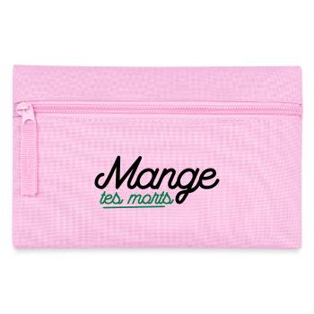 Mange tes morts - Trousse - rose - Devant