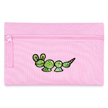 Chenille folle de Mars - Trousse - rose - Devant