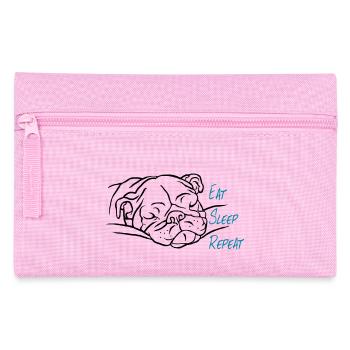 Eat sleep repeat - Pencil Case - pink - Front
