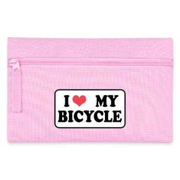 I love my bike - Pencil Case - pink - Front