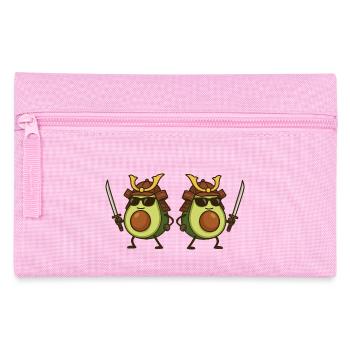Avocado Samurai 2 - Pencil Case - pink - Front