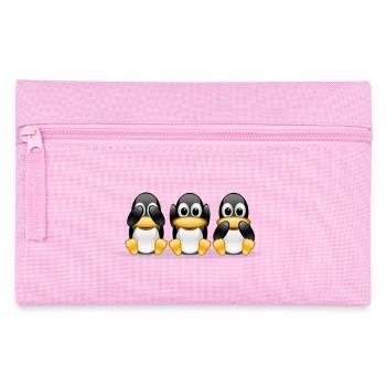 SeeHearSpeak - Pencil Case - pink - Front