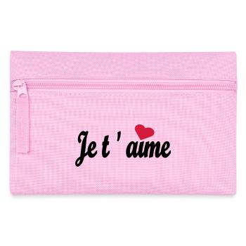 Je t 'aime - Pencil Case - pink - Front