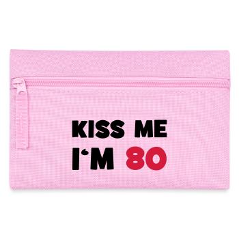 80 / geburtstag / Sport / birthday / achtzig - Federtasche - Rosa - Vorne