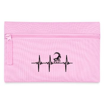 Heartbeat for Capricorns with powerful horns - Pencil Case - pink - Front