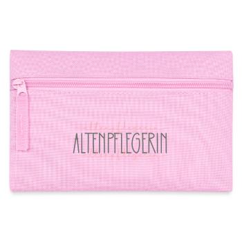 Altenpflegerin Geschenk Pflegerin Altenheim Beruf - Federtasche - Rosa - Vorne