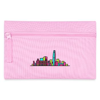 Reading City Skyline Blade Building Moderne Kunst - Federtasche - Rosa - Vorne