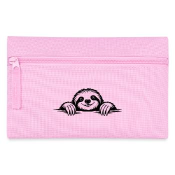 Paresseux dans une posture détendue - Trousse - rose - Devant