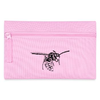 Cool Guêpe Insecte Croquis Guêpe graphique Amoureux des animaux - Trousse - rose - Devant