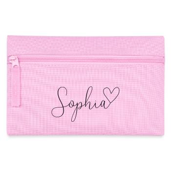 Sophia Surname First Name Girl - Pencil Case - pink - Front