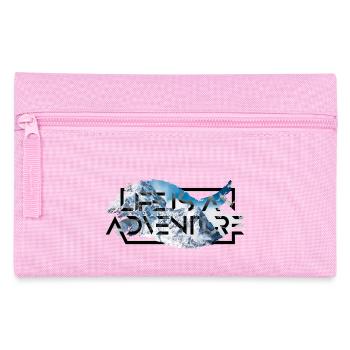 Life is an adventure! - Pencil Case - pink - Front