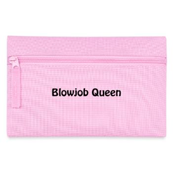 Blowjob queen - Pencil Case - pink - Front