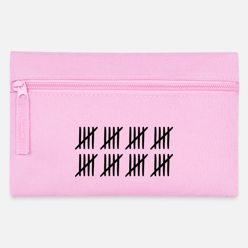 Strichliste 40 Jahre alt 40.Geburtstag - Federtasche - Rosa