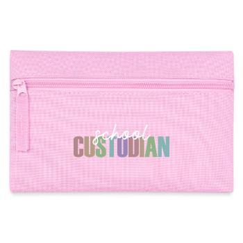 Caretaker of the school - Pencil Case - pink - Front