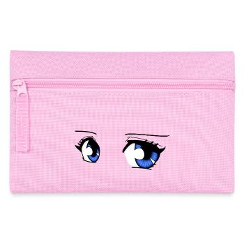 manga eyes - Pencil Case - pink - Front