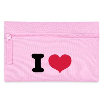 i love - Pencil Case - pink - Front