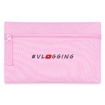 YouTube #Vlogging - Federtasche - Rosa - Vorne