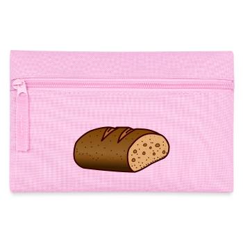 Brot Leib essen - Federtasche - Rosa - Vorne