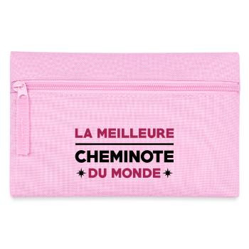 Cheminot / Train / Rail / Transport / SNCF / RATP - Trousse - rose - Devant