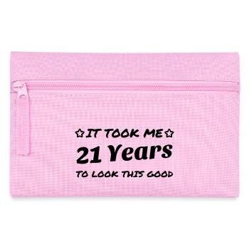 21 - Birthday - Anniversaire - Geburtstag - Humor - Pencil Case - pink - Front