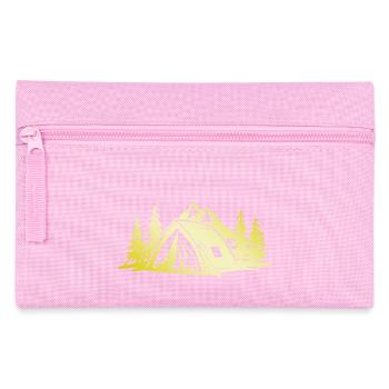 Tente de camping Gold - Trousse - rose - Devant