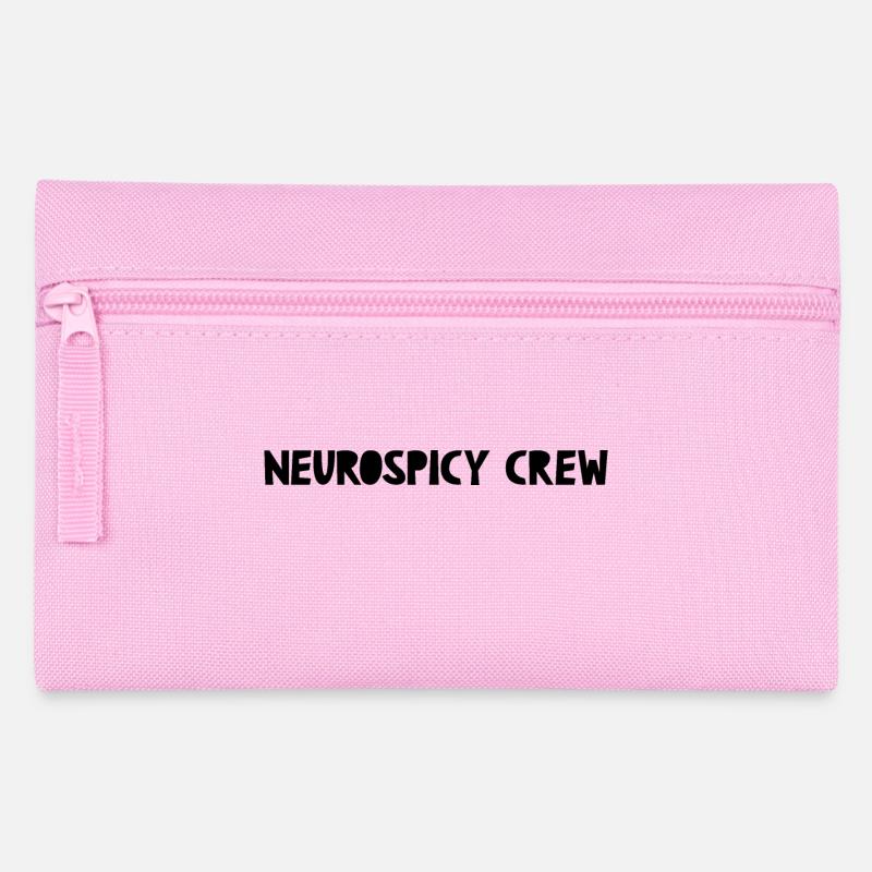 Neurospicy Schwarz - Federtasche - Rosa