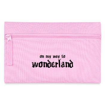 En route vers le pays des merveilles - Trousse - rose - Devant