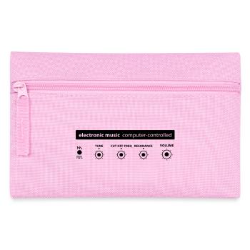 electronic music - Pencil Case - pink - Front
