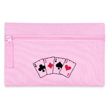 Cartes Poker - Cartes Poker - Trousse - rose - Devant