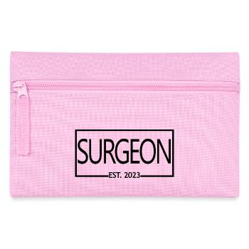 Chirurg Est. 2023 Absolvent Surgeon Doctor Student - Federtasche - Rosa - Vorne