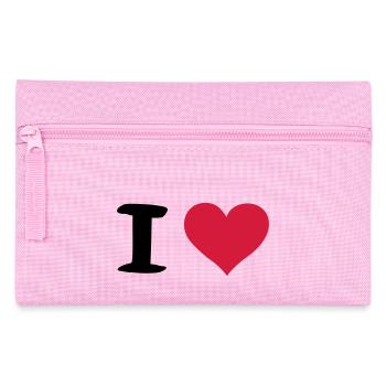 i heart - Federtasche - Rosa - Vorne