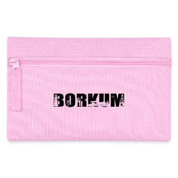 Borkum Skyline - Federtasche - Rosa - Vorne