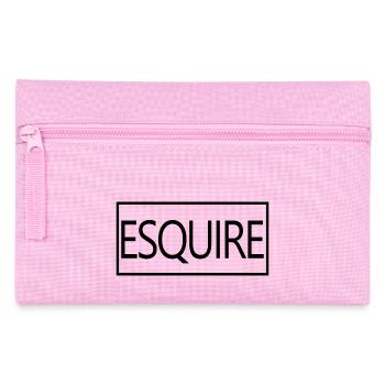 Esquire Graduated Lawyer School Student - Pencil Case - pink - Front