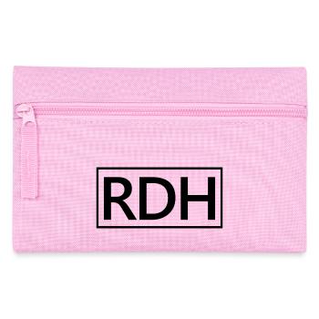 Geschenk von RDH Proud Registered Dental Hygienist - Federtasche - Rosa - Vorne