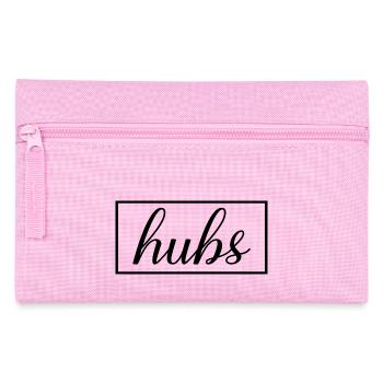Hubs Matching Engagement Wedding Honeymoon - Pencil Case - pink - Front